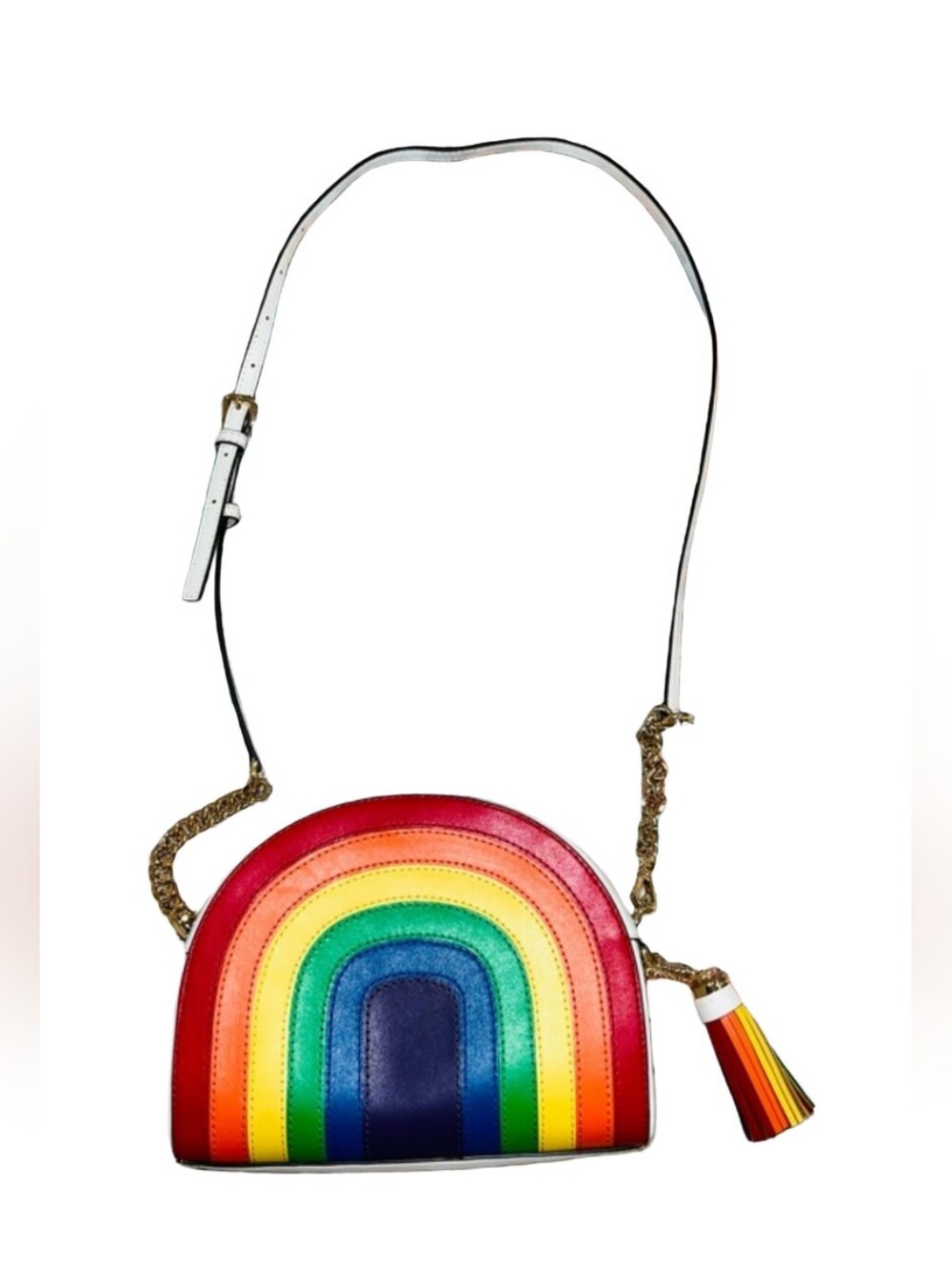 Rainbow Arch Crossbody Bag - Multicolor
